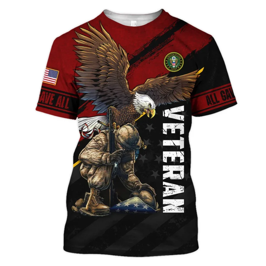 Veteran Eagle All Gave Some Some Gave All U.S. Army Veterans All Over Prints Unisex T-Shirt