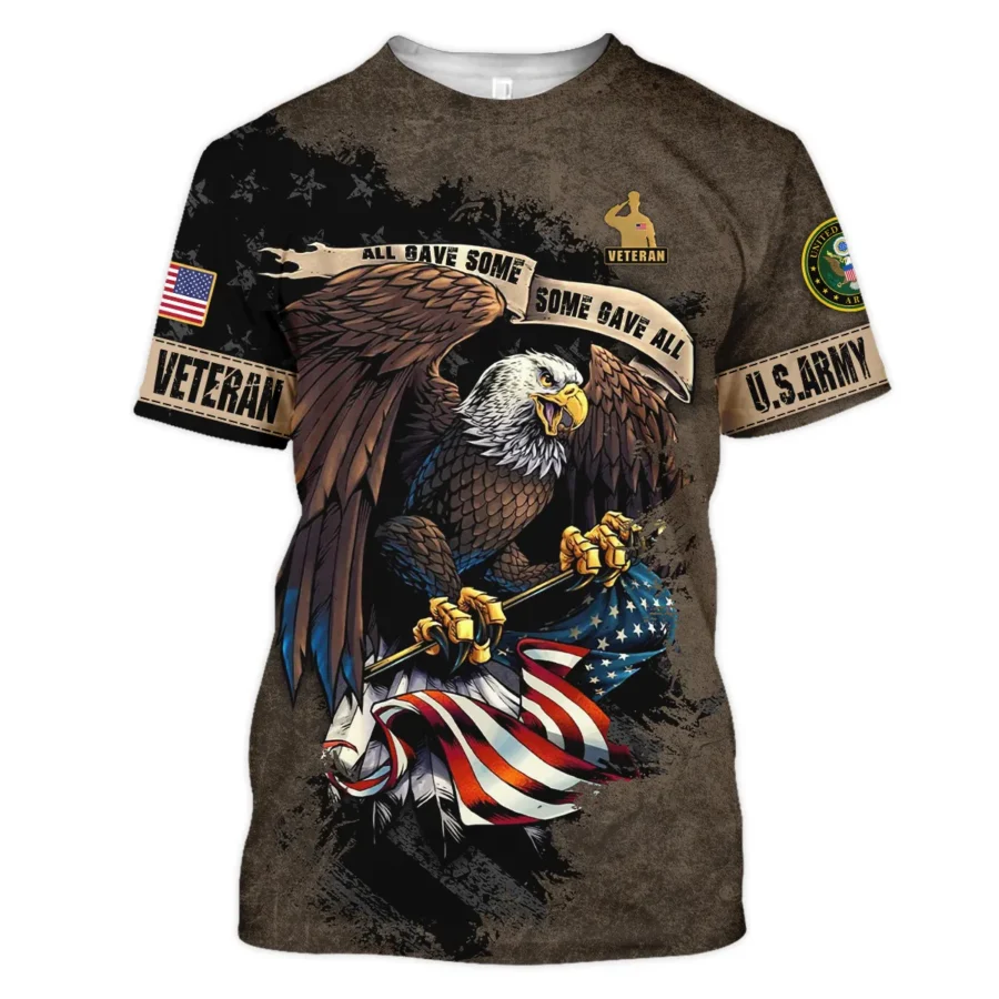 Veteran All Gave Some Some Gave All U.S. Army Veterans All Over Prints Unisex T-Shirt