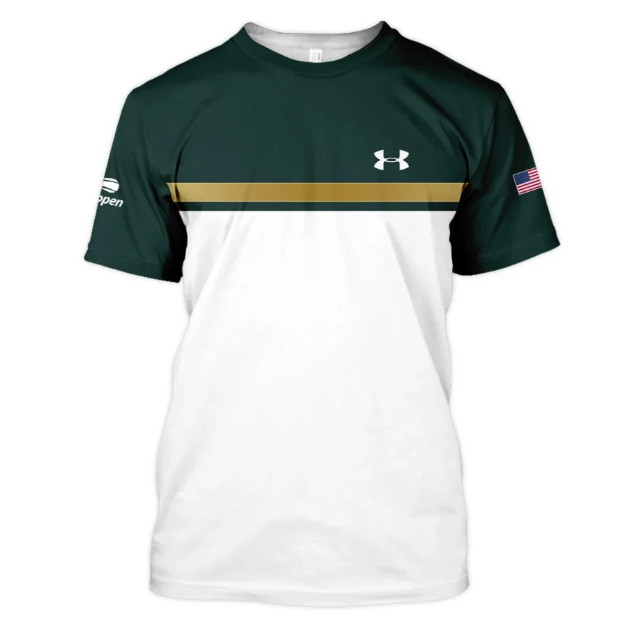 Under Armour US Open Tennis Champions Dark Green Yellow White Unisex T-Shirt Style Classic T-Shirt