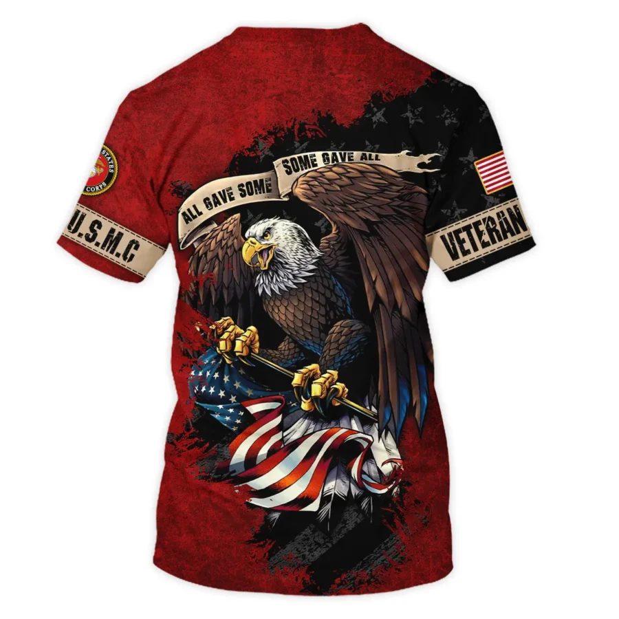 Veteran All Gave Some Some Gave All U.S. Marine Corps Veterans All Over Prints Unisex T-Shirt