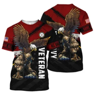 Veteran Eagle All Gave Some Some Gave All U.S. Marine Corps Veterans All Over Prints Polo Shirt