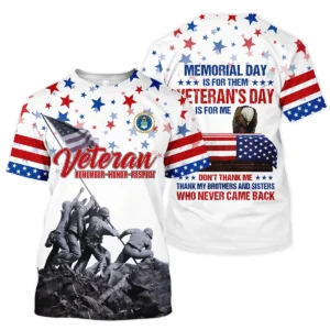 Veteran Memorial Day Remember Honor Respect U.S. Coast Guard Veterans All Over Prints Polo Shirt