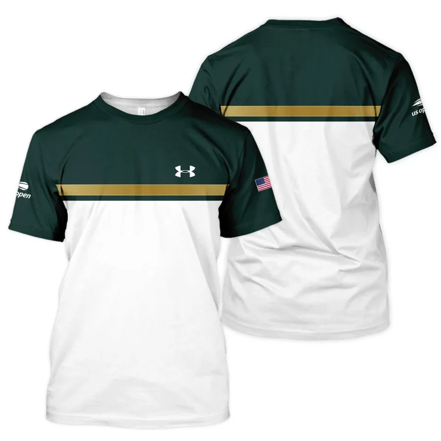 Under Armour US Open Tennis Champions Dark Green Yellow White Unisex T-Shirt Style Classic T-Shirt