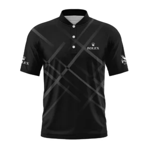 Golf Pattern 2024 PGA Championship Valhalla Rolex Quarter-Zip Polo Shirt