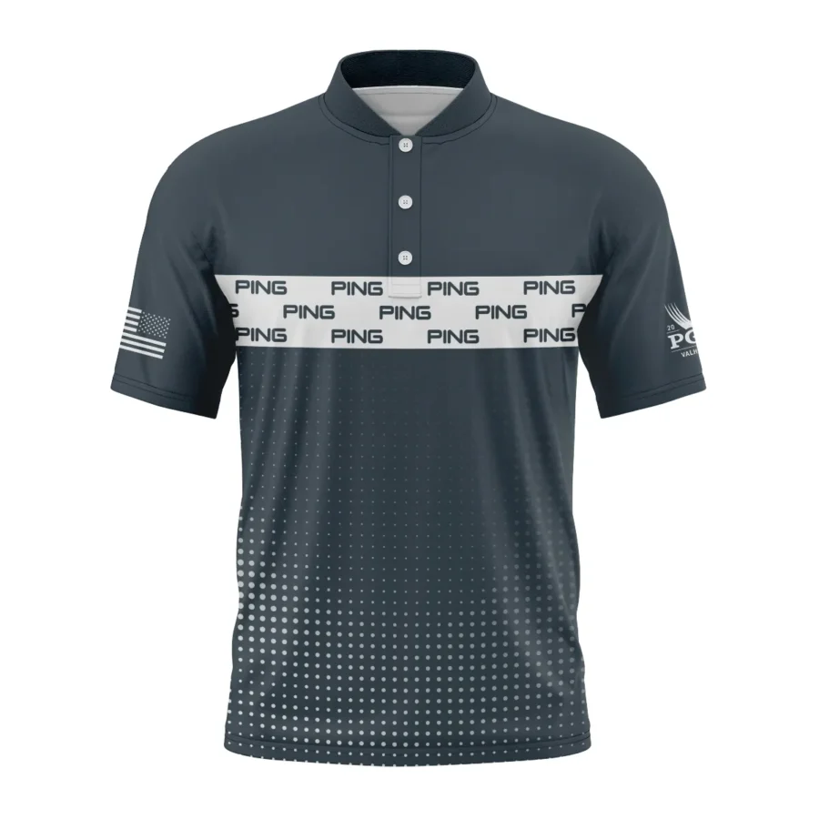 Golf 2024 PGA Championship Valhalla Ping Style Classic, Short Sleeve Round Neck Polo Shirt