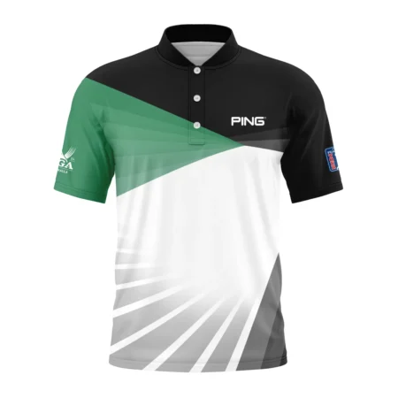 Golf Pattern 2024 PGA Championship Valhalla Ping Style Classic, Short Sleeve Round Neck Polo Shirt