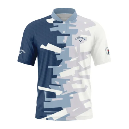 Golf Abstract Pattern 124th U.S. Open Pinehurst Callaway Style Classic, Short Sleeve Round Neck Polo Shirt