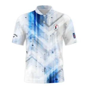 Golf Abstract Pattern 124th U.S. Open Pinehurst Callaway Quarter-Zip Polo Shirt