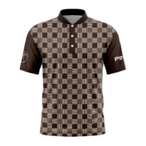 Golf Brown Square Pattern 124th U.S. Open Pinehurst Ping Sleeveless Jacket Style Classic