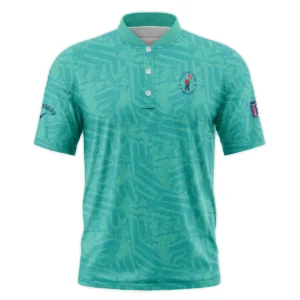 Moderate Cyan Abstract 124th U.S. Open Pinehurst Callaway Sleeveless Jacket Style Classic