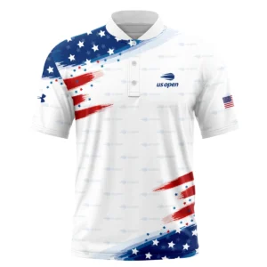 USA Flag US Open Tennis Champions Under Armour Performance Quarter-Zip Polo Shirt