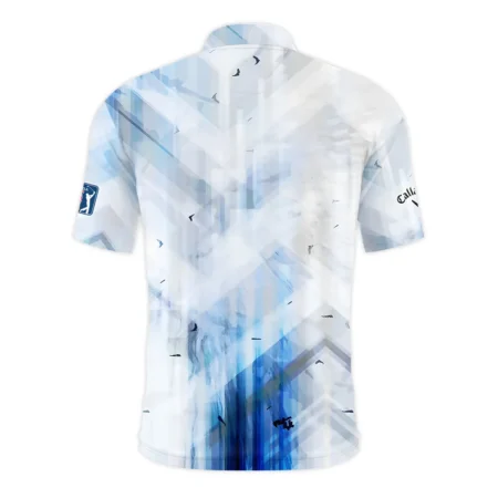 Golf Abstract Pattern 124th U.S. Open Pinehurst Callaway Style Classic, Short Sleeve Round Neck Polo Shirt