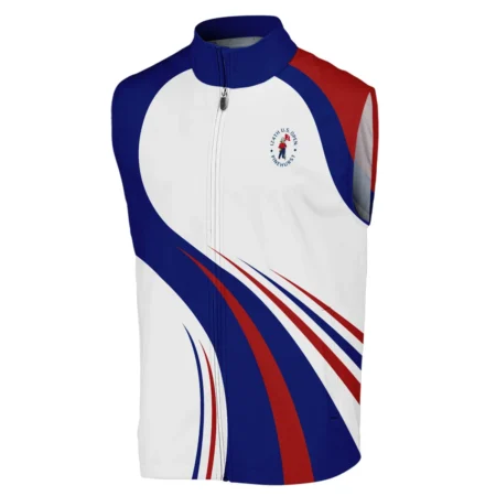 Callaway 124th U.S. Open Pinehurst Golf Blue Red White Background Sleeveless Jacket Style Classic Sleeveless Jacket