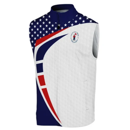 Blue Red Golf Pattern Star White 124th U.S. Open Pinehurst Callaway Sleeveless Jacket Style Classic