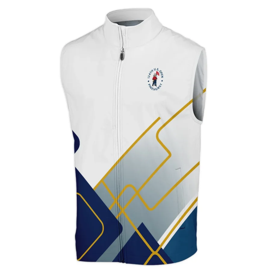 124th U.S. Open Pinehurst Blue Yellow Line White Callaway Sleeveless Jacket Style Classic