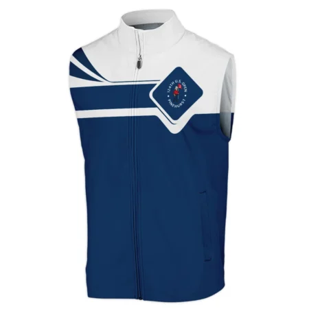 Callaway 124th U.S. Open Pinehurst Blue Pattern Sport Sleeveless Jacket Style Classic