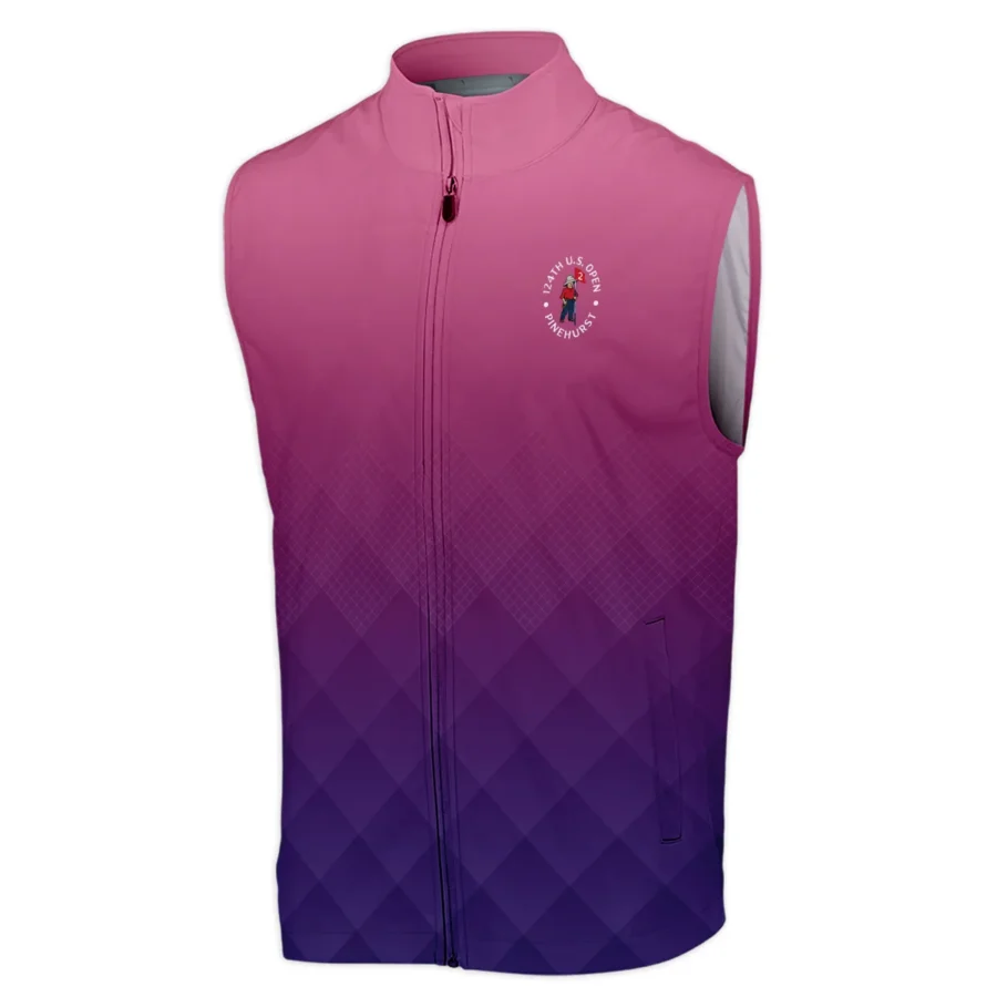 Ping 124th U.S. Open Pinehurst Purple Pink Gradient Abstract Sleeveless Jacket Style Classic