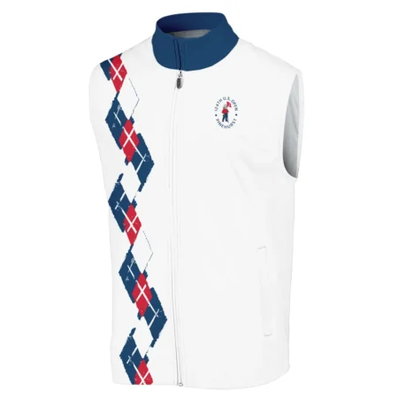 Golf Sport Pattern Blue Mix Color 124th U.S. Open Pinehurst Ping Sleeveless Jacket Style Classic