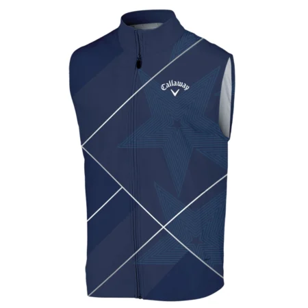 Golf Sport Pattern Blue Mix 124th U.S. Open Pinehurst Callaway Sleeveless Jacket Style Classic