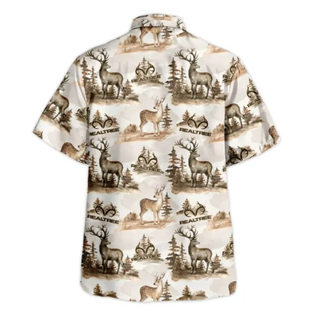 Deer Hunting Pattern Realtree All Over Prints Oversized Hawaiian Shirt