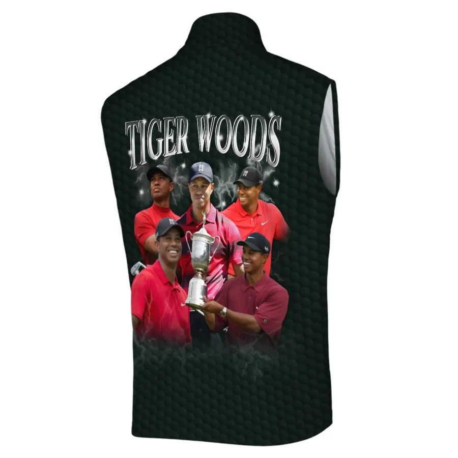 Golf Legend Tiger Woods 2024 PGA Championship Valhalla Sleeveless Jacket Style Classic