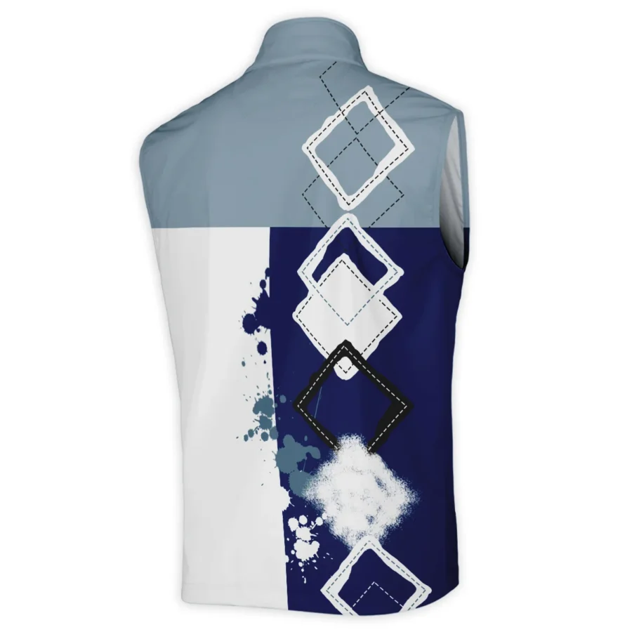 2024 PGA Championship Valhalla Callaway Blue White Brush Line Sleeveless Jacket Style Classic Sleeveless Jacket