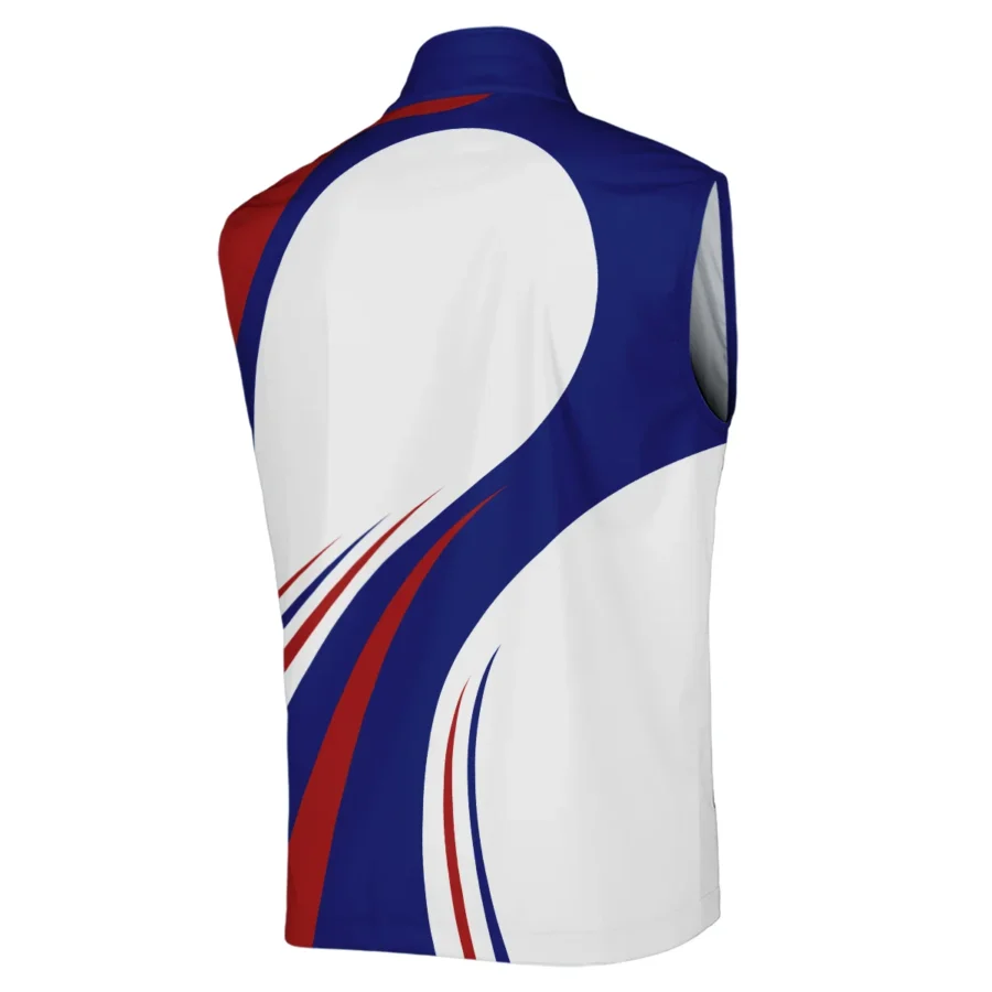 Callaway 124th U.S. Open Pinehurst Golf Blue Red White Background Sleeveless Jacket Style Classic Sleeveless Jacket