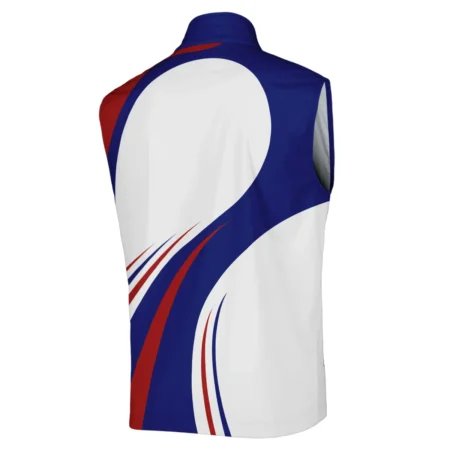 Ping 124th U.S. Open Pinehurst Golf Blue Red White Background Sleeveless Jacket Style Classic Sleeveless Jacket