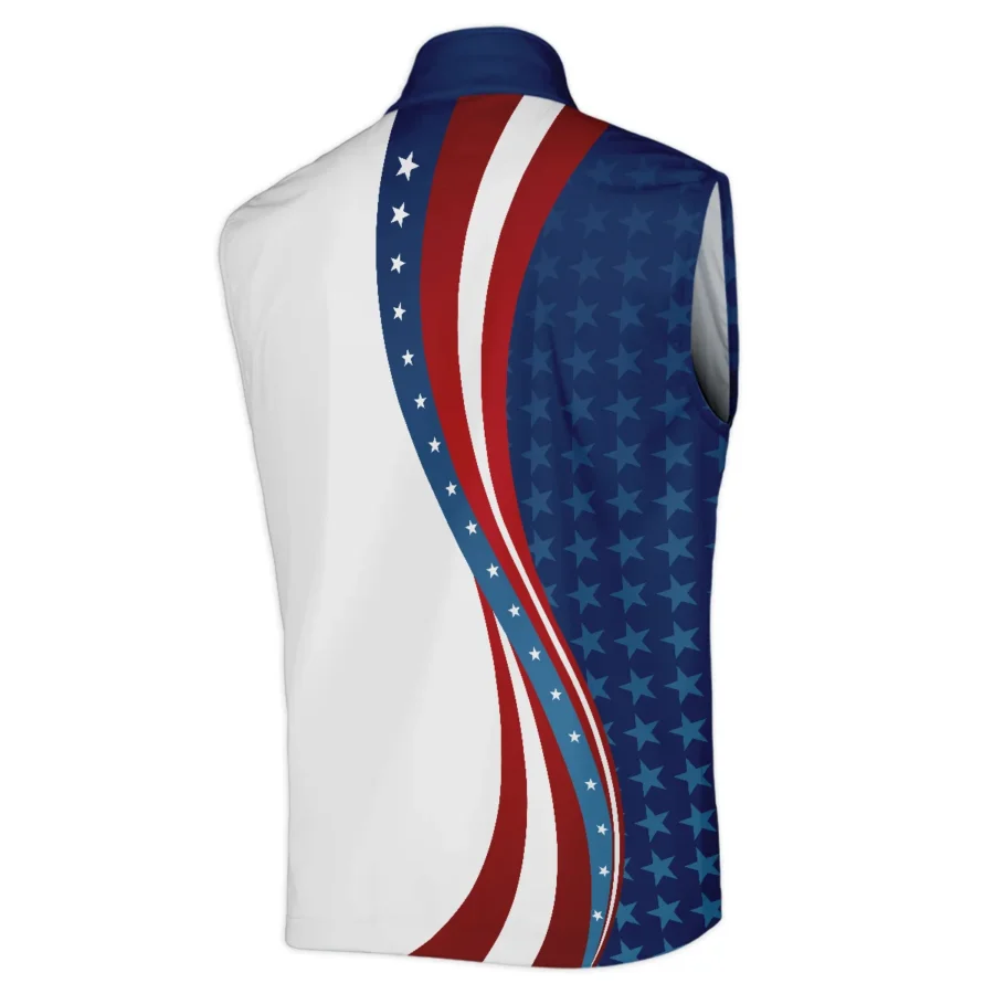 124th U.S. Open Pinehurst Blue Gradient Red White Star Callaway Sleeveless Jacket Style Classic