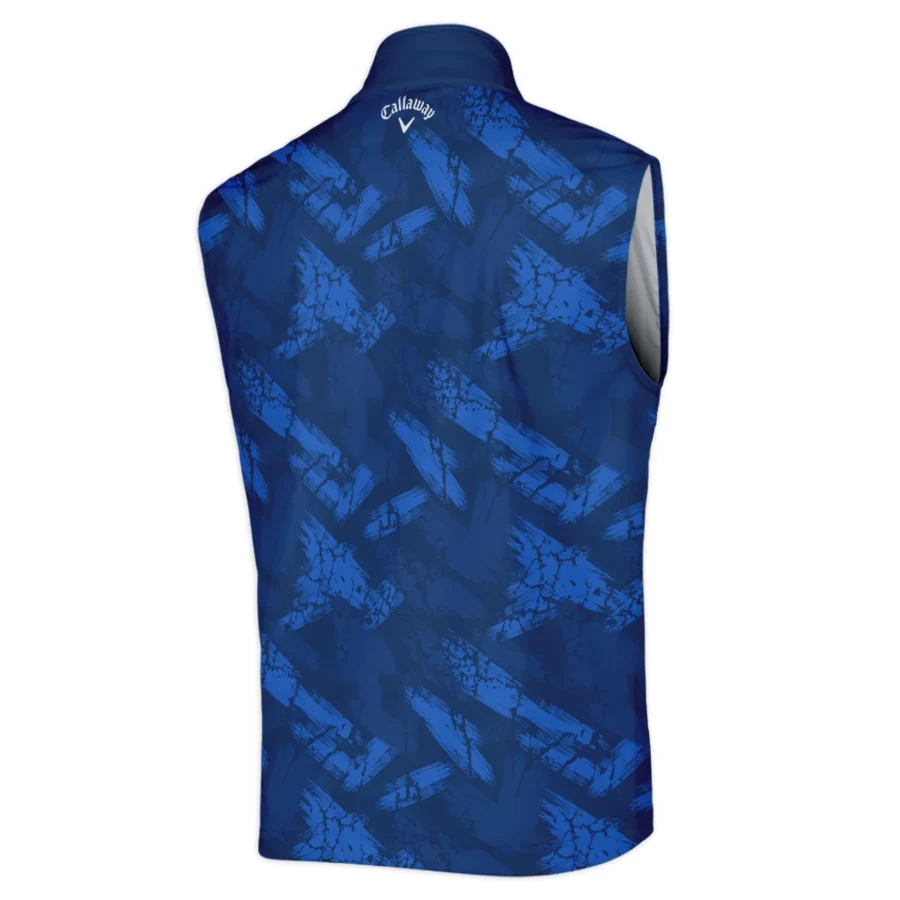 124th U.S. Open Pinehurst Callaway Dark Blue Brush Pattern Sleeveless Jacket Style Classic