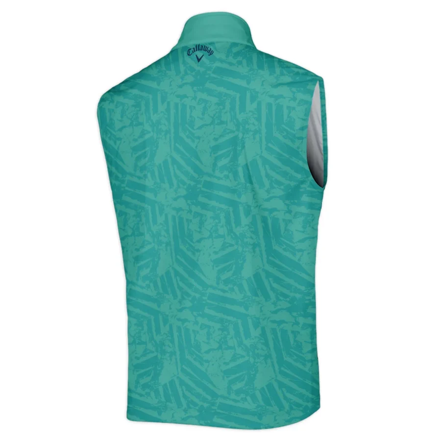 Moderate Cyan Abstract 124th U.S. Open Pinehurst Callaway Sleeveless Jacket Style Classic