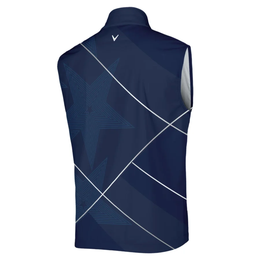 Golf Sport Pattern Blue Mix 124th U.S. Open Pinehurst Callaway Sleeveless Jacket Style Classic