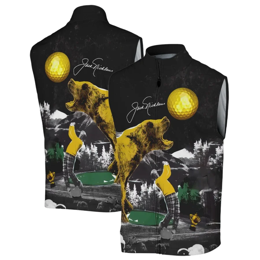 Personalized Name Golf Legends The Golden Bear Jack Nicklaus Sleeveless Jacket Style Classic