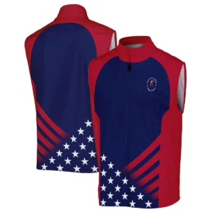 Ping 124th U.S. Open Pinehurst Star White Dark Blue Red Background Quarter-Zip Jacket Style Classic Quarter-Zip Jacket