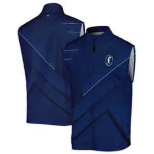 124th U.S. Open Pinehurst Dark Blue White Line Callaway Quarter-Zip Jacket Style Classic