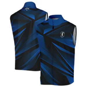 Callaway 124th U.S. Open Pinehurst Dark Blue Gradient Sublimation Style Classic, Short Sleeve Round Neck Polo Shirt