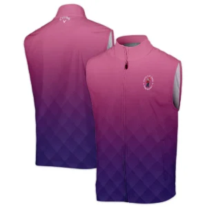 Callaway 124th U.S. Open Pinehurst Purple Pink Gradient Abstract Quarter-Zip Jacket Style Classic