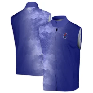 124th U.S. Open Pinehurst Callaway Dark Moderate Blue Abstract Quarter-Zip Jacket Style Classic