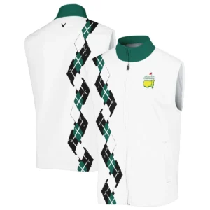 Golf Sport Pattern Green Mix Masters Tournament Callaway Quarter-Zip Jacket Style Classic