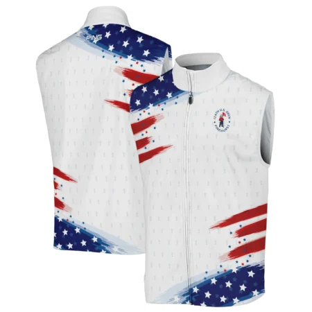 Golf Flag American Loves 124th U.S. Open Pinehurst Ping Sleeveless Jacket Style Classic