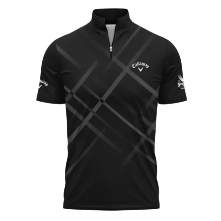 Golf Pattern 2024 PGA Championship Valhalla Callaway Quarter-Zip Polo Shirt
