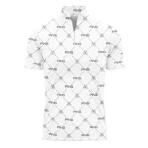 Golf Pattern 2024 PGA Championship Valhalla Ping Style Classic, Short Sleeve Round Neck Polo Shirt