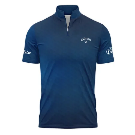 Golf Jordan Spieth Fans Loves 152nd The Open Championship Callaway Quarter-Zip Polo Shirt