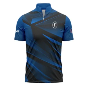 Ping 124th U.S. Open Pinehurst Dark Blue Gradient Sublimation Style Classic, Short Sleeve Round Neck Polo Shirt