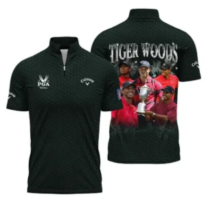 Golf Tiger Woods Fans Loves 152nd The Open Championship Callaway Style Classic, Short Sleeve Round Neck Polo Shirt