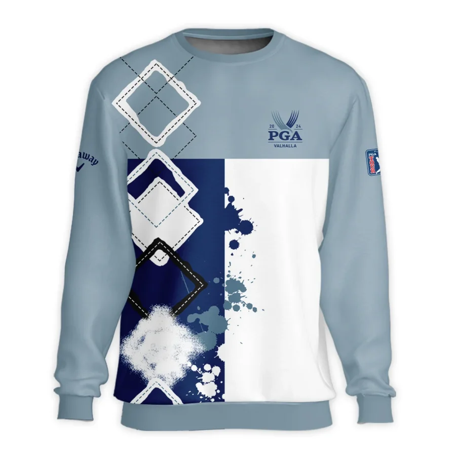 2024 PGA Championship Valhalla Callaway Blue White Brush Line Unisex Sweatshirt Style Classic Sweatshirt