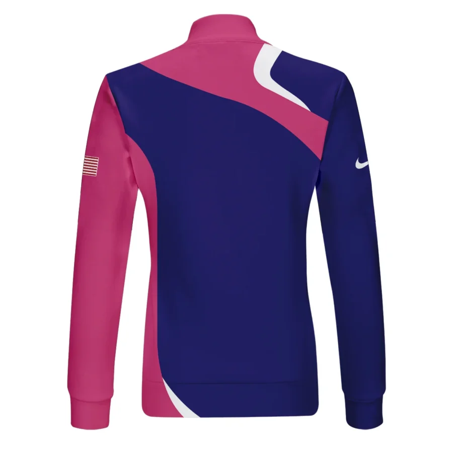 Nike Blue Pink White 79th U.S. Women’s Open Lancaster Quater Zip Women