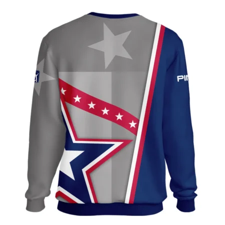 124th U.S. Open Pinehurst Ping White Star Red Line Blue  Unisex Sweatshirt Style Classic Sweatshirt