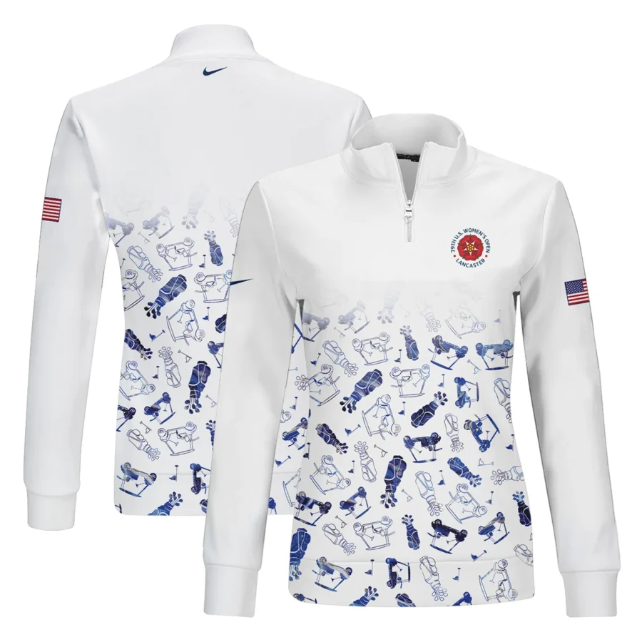 Golf Icon Abstract Pattern 79th U.S. Women’s Open Lancaster Nike Quater Zip Women