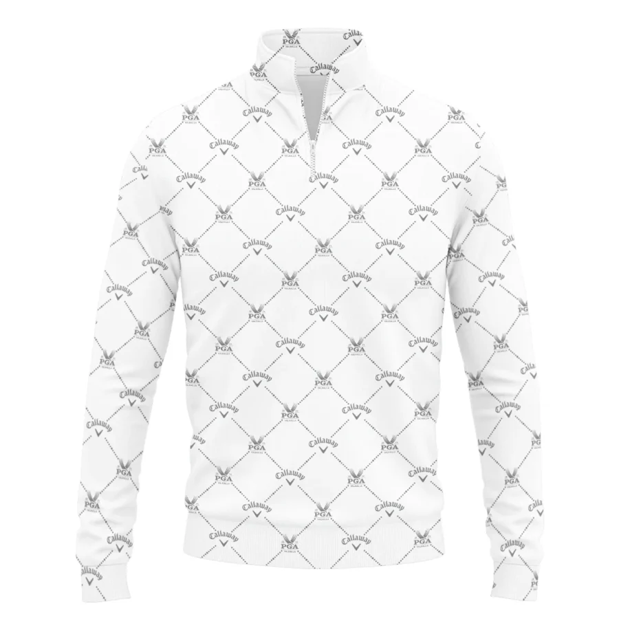 Golf Pattern 2024 PGA Championship Valhalla Callaway Quarter-Zip Jacket Style Classic